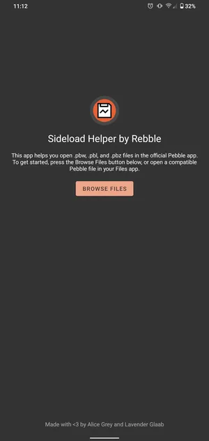 Sideload Helper by Rebble